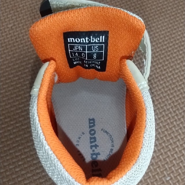 mont bell(モンベル)のmont-bell 靴 14cm キッズ/ベビー/マタニティのベビー靴/シューズ(~14cm)(スニーカー)の商品写真