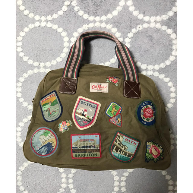 CathKidston キャスキッドソン　ワッペン　ボストンバック　旅行バックレディース