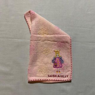 ローラアシュレイ(LAURA ASHLEY)のローラアシュレイ　タオルハンカチ　中古品　#918(ハンカチ)