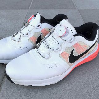 ナイキ(NIKE)のNIKEGOLF シューズ　ルナコマンドボア（レッド）(シューズ)