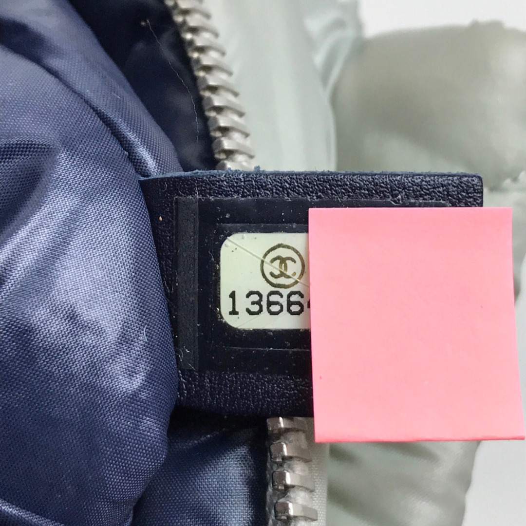 シャネル CHANEL バッグ小物 収納ポーチ 小物入れ A48615 ココ コクーン キルティング加工 セカンドバッグ クラッチバッグ ポーチ ナイロン グリーン系