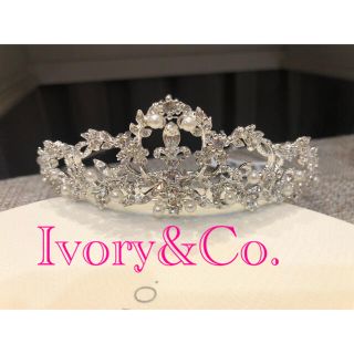 ヴェラウォン(Vera Wang)の新品☆ivory&co アイボリーアンドコー　ティアラ　ブライダルアクセサリー(ヘッドドレス/ドレス)