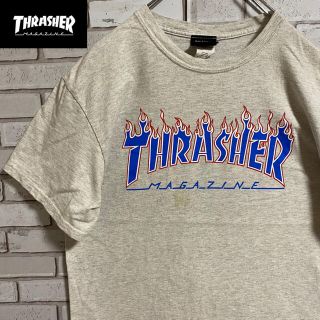 スラッシャー(THRASHER)の90s 古着 スラッシャー Tシャツ ロゴプリント スケーター ゆるだぼ(Tシャツ/カットソー(半袖/袖なし))