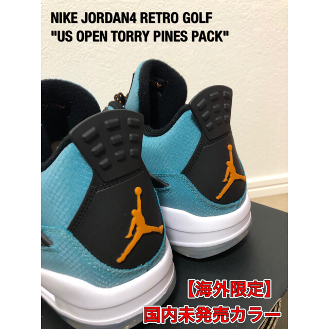 【海外限定】NIKE JORDAN4 RETRO GOLF 28.0 送料込み