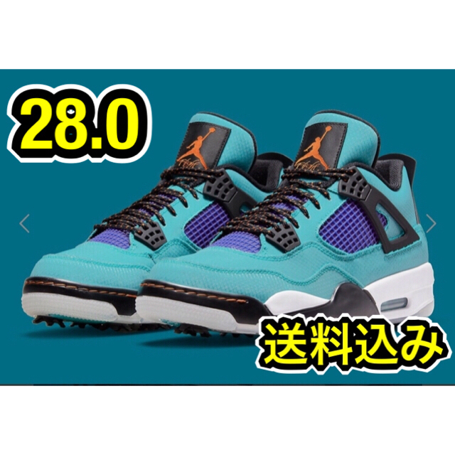 【海外限定】NIKE JORDAN4 RETRO GOLF 28.0 送料込み