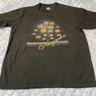 Tシャツ　ブラック　花火(Tシャツ(半袖/袖なし))