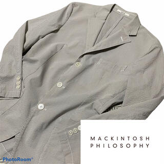 マッキントッシュフィロソフィー(MACKINTOSH PHILOSOPHY)の美品！【マッキントッシュフィロソフィー】 テーラードジャケット　トロッター(テーラードジャケット)