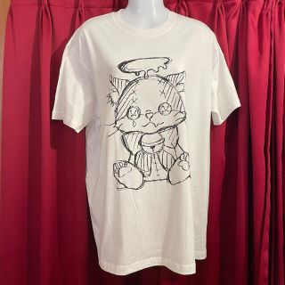 ファンキーフルーツ(FUNKY FRUIT)のエンジェルキャット Tシャツ 【FUNKY FRUIT】【ホワイト】(Tシャツ(半袖/袖なし))