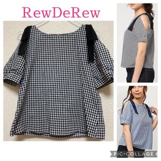 ルーデルー(Rew de Rew)のRewDeRew❗️ギンガムチェックトップス(Tシャツ(半袖/袖なし))