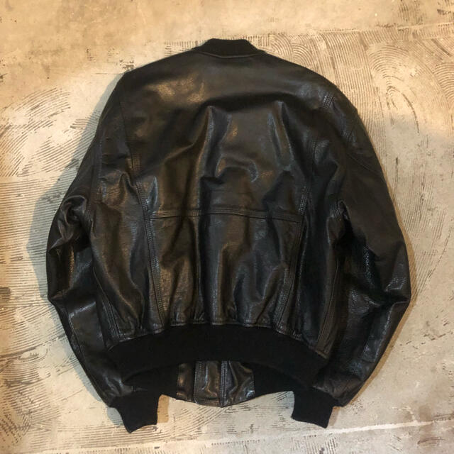 Emporio Armani(エンポリオアルマーニ)のold EMPORIO ARMANI all leather スタジャン メンズのジャケット/アウター(スタジャン)の商品写真
