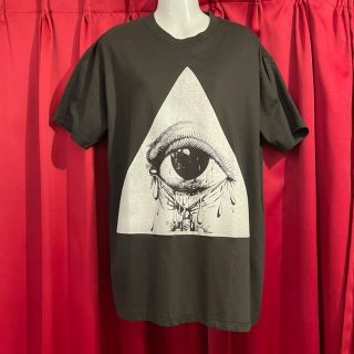 ファンキーフルーツ(FUNKY FRUIT)の瞳トライアングル Tシャツ【FUNKY FRUIT】【ブラック】(Tシャツ(半袖/袖なし))