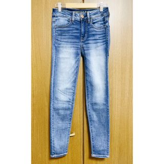 アメリカンイーグル(American Eagle)のアメリカンイーグル JEGGING スキニー 00 Short(デニム/ジーンズ)