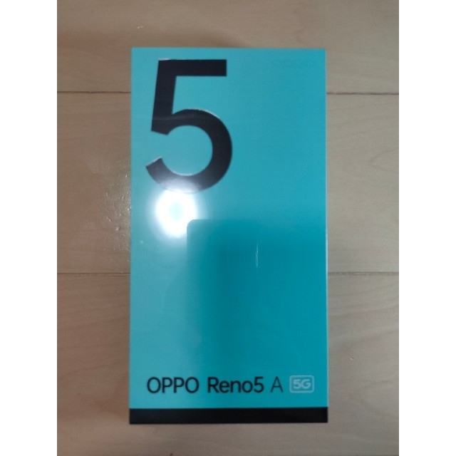 スマホ/家電/カメラOPPO Reno5A アイスブルー CPH2199 国内版 新品 未開封