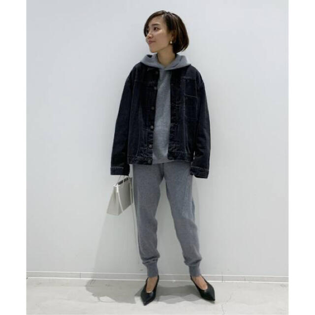 L'Appartement DEUXIEME CLASSE(アパルトモンドゥーズィエムクラス)の新品【STAMMBAUM/シュタンバウム】BLACK DENIM JACKET レディースのジャケット/アウター(Gジャン/デニムジャケット)の商品写真