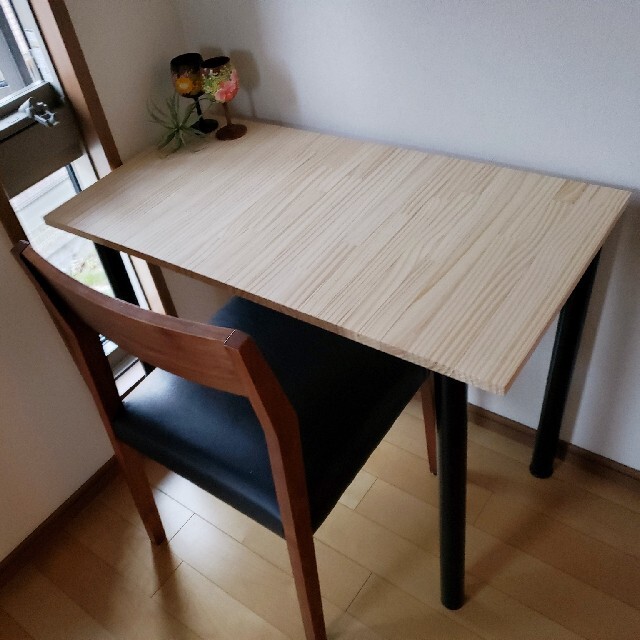 90✕45　カウンターテーブル　無垢材　木製　ジャコビーン　ウォールナット