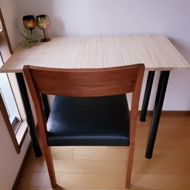 80✕27 カウンターテーブル　ジャコビーン　木目　無垢材カウンターテーブル