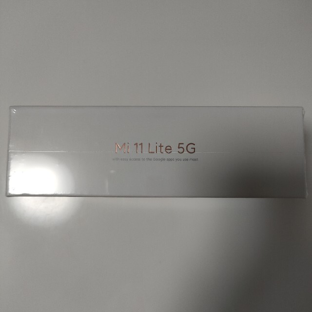 新品 未開封 Mi 11 lite ５G シトラスイエロー スマホ/家電/カメラのスマートフォン/携帯電話(スマートフォン本体)の商品写真