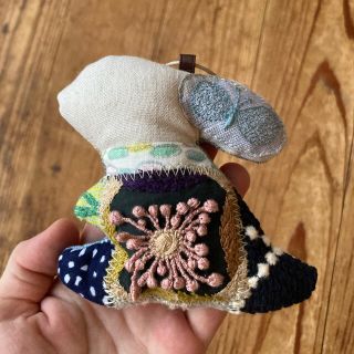 ミナペルホネン(mina perhonen)の【ハンドメイド】ミナペルホネン  ミニうさチャーム(チャーム)