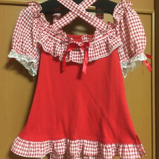 アンジェリックプリティー(Angelic Pretty)のLovelyチェックカットソー(カットソー(半袖/袖なし))