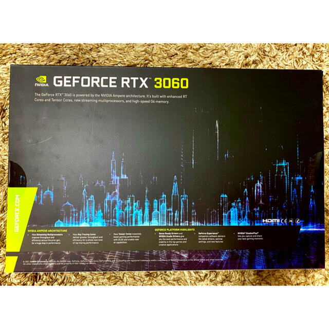 【新品・未開封】最終値下玄人志向 GG RTX 3060 E12GB/OC/DF スマホ/家電/カメラのPC/タブレット(PCパーツ)の商品写真