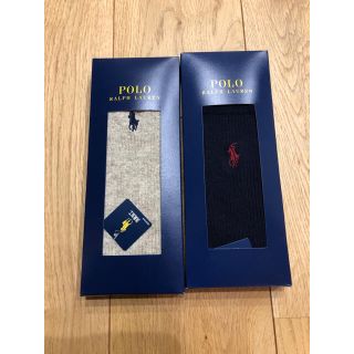 ポロラルフローレン(POLO RALPH LAUREN)の新品未使用ポロラルフローレンメンズ靴下2足セット(ソックス)