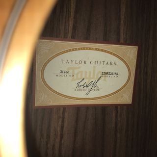 Taylor 214ce rosewood ES2 2020年5月 使用浅美品