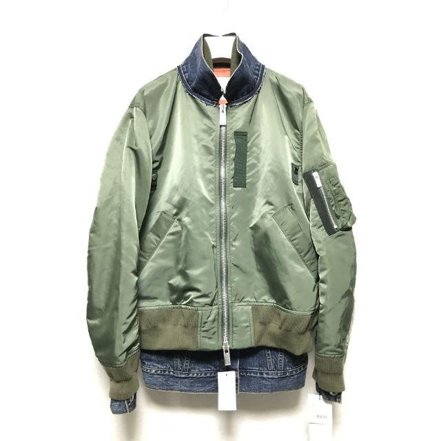 SACAI 21SS レイヤード MA-1 デニムジャケット 4 定価99000