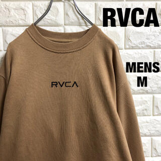 ルーカ(RVCA)のRVCA  ルーカ　刺繍ロゴ　スウェット　トレーナー　メンズMサイズ(スウェット)