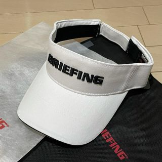 ブリーフィング(BRIEFING)の新品未使用BRIEFINGブリーフィングメンズサンバイザーホワイト(ウエア)