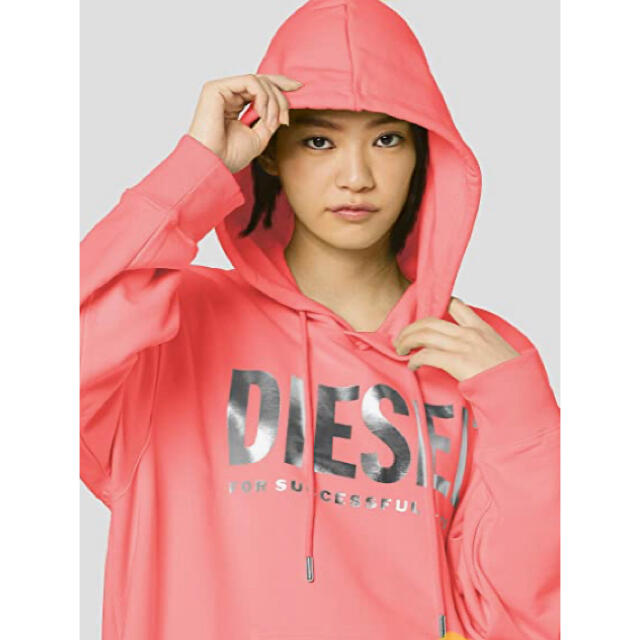 DIESEL ディーゼル ロゴパーカースウェットワンピース の通販 by テナ# ディーゼルならラクマ 【別倉庫からの配送】 