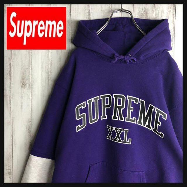 特別プライス supreme 【希少】でかロゴ シュプリーム/パーカー