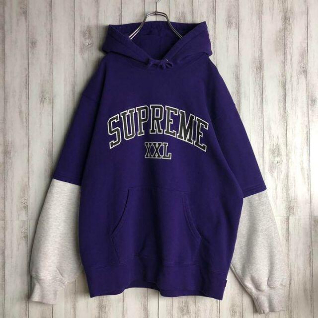 【即完売】 Supreme シュプリーム パーカー 希少 デカロゴ 入手困難