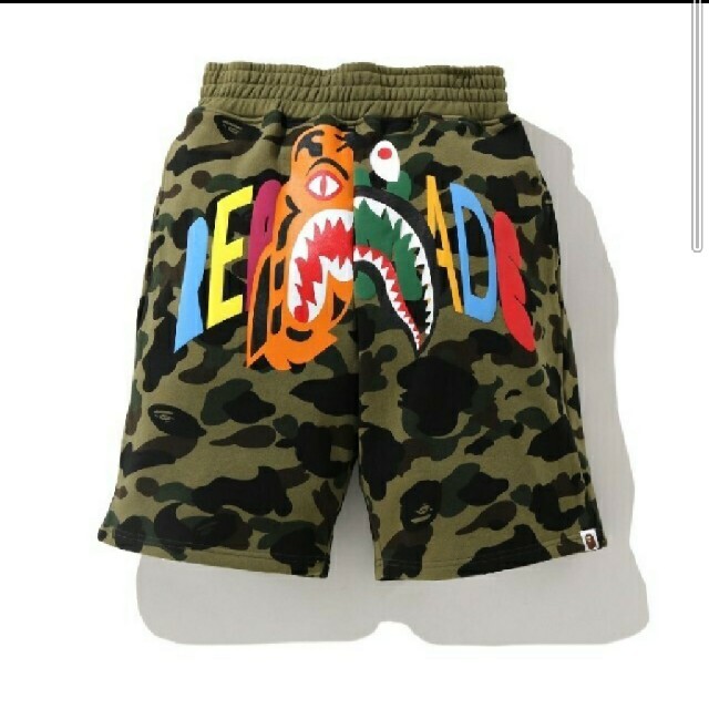 Lサイズ BAPE X READYMADE TIGER SHARK ショーツショートパンツ