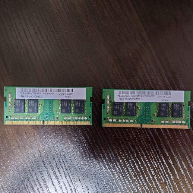 PCパーツDDR4 3200 SO-DIMM 8GB 2枚組 合計16GB ノート用