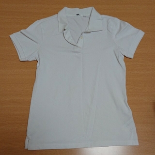 ユニクロ(UNIQLO)の白ポロシャツ(ポロシャツ)
