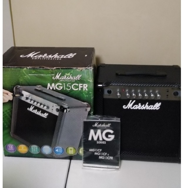 Marshall ギターアンプ 15W (元箱、日本語、英語文説明書同梱)