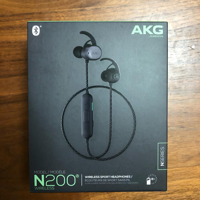 AKG N200A ワイヤレスイヤホンBLACK 定価17,380