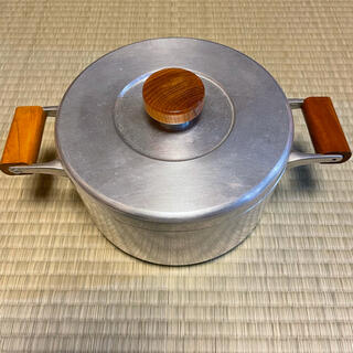北陸アルミ　アルミキャスト　両手深型料理鍋　21センチ(鍋/フライパン)