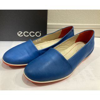 ハナ様専用　美品　ecco　ブルーパンプス　36(ローファー/革靴)