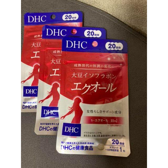 DHC 大豆イソフラボン エクオール 20日分 3袋