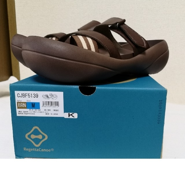 Regetta Canoe(リゲッタカヌー)のリゲッタカヌー　サンダル　メンズM メンズの靴/シューズ(サンダル)の商品写真