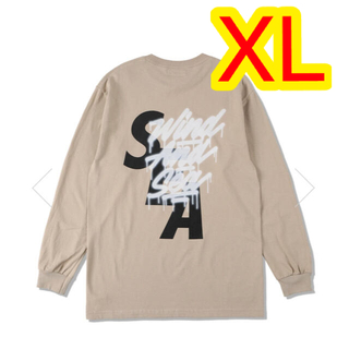 IT’S A LIVING X WDS L/S TEE / BEIGE XL(Tシャツ/カットソー(七分/長袖))