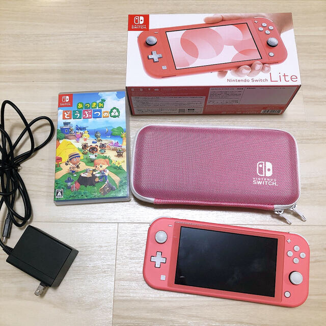 Nintendo Switch - Switchライト本体　コーラル　あつ森とセット