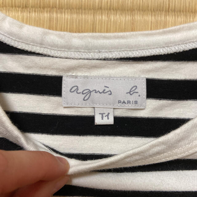 agnes b.(アニエスベー)のMarie様専用　アニエスベー　ボーダー　Tシャツ　カットソー 長袖　T1 レディースのトップス(Tシャツ(長袖/七分))の商品写真
