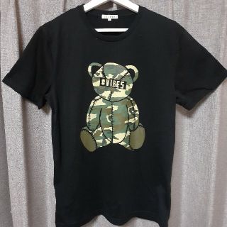 ウィゴー(WEGO)のWEGO 黒 Tシャツ クマ サイズM(お値下げ中)(Tシャツ/カットソー(半袖/袖なし))