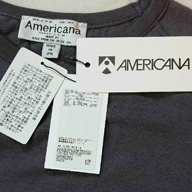 AMERICANA(アメリカーナ)のTOn様専用HERMES手帳 カバーUnited別注Americanaカットソー レディースのトップス(Tシャツ(長袖/七分))の商品写真