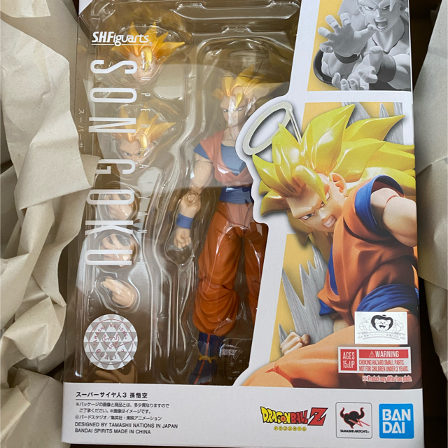 ドラゴンボール(ドラゴンボール)のS.H.Figuarts 孫悟空　スーパーサイヤ人3 フィギュアーツ ハンドメイドのおもちゃ(フィギュア)の商品写真