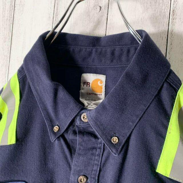 carhartt(カーハート)の【メキシコ製 XL 90s】カーハート FR タグロゴ リフレクター シャツ メンズのトップス(シャツ)の商品写真