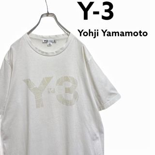 ワイスリー(Y-3)の【廃盤】Y3 ヨウジヤマモト 3D 型押し ロゴ Tシャツ メンズ  XXL 白(Tシャツ/カットソー(半袖/袖なし))