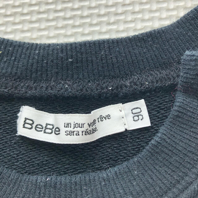BeBe(ベベ)のBeBeトレーナー☻ロケット✖️英字 キッズ/ベビー/マタニティのキッズ服男の子用(90cm~)(Tシャツ/カットソー)の商品写真